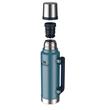 Termo Stanley Clásico 1,4L Azul Asa Plegable Tapón Cebador