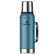 Termo Stanley Clásico Azul 950ml con Manija y Tapón Cebador