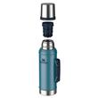 Termo Stanley Clásico Azul 950ml con Manija y Tapón Cebador