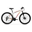 Bicicleta Mountain Bike Topmega Regal R29 Aluminio Gris/Rojo/Naranja Talle M