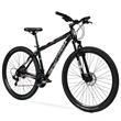 Bicicleta Mountain Bike Topmega Regal Cuadro Aluminio R29 21V Negra/Blanco/Gris Talle M 1007974