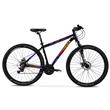Bicicleta Mountain Bike Topmega Regal R29 Aluminio 21v Negra/Fucsia/Naranja Talle M