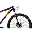 Bicicleta Mountain Bike Topmega Regal R29 Aluminio 21v Negra/Fucsia/Naranja Talle M