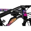 Bicicleta Mountain Bike Topmega Regal R29 Aluminio 21v Negra/Fucsia/Naranja Talle M