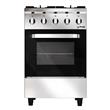 Cocina Multigas Morelli 55cm Acero Inoxidable Ladrillos Refractarios