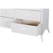 Cajonera | Organizador Dalton 6 Cajones Crema Metal Tela 231002
