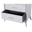 Cajonera | Organizador Dalton 4 Cajones Gris Metal Tela 231004