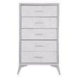 Cajonera | Organizador Dalton 5 Cajones Gris Metal Tela 231027