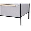 Cajonera | Organizador Dalton 4 Cajones Gris Negro Madera 232104L