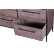 Cajonera | Organizador Dalton 8 Cajones Negro Marrón Oscuro 24105L