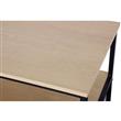 Cajonera | Organizador Dalton 2 Cajones Gris Negro Madera 24218