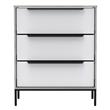 Cajonera | Organizador Dalton 3 Cajones Blanco Gris 24303L