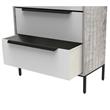 Cajonera | Organizador Dalton 3 Cajones Blanco Gris 24303L