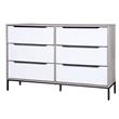 Cajonera | Organizador Dalton 6 Cajones Blanco Gris 24306L