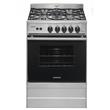 Cocina Longvie Multigas 56cm Bistro Inoxidable Luz Encendido Reja Fundición