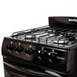 Cocina Candor Negra 50cm 4 Hornallas Gas Natural Escorial