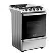 Cocina a Gas Drean 56cm Inoxidable Easy Clean Luz Encendido Parrilla CD5614AI0
