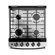 Cocina a Gas Drean 56cm Inoxidable Easy Clean Luz Encendido Parrilla CD5614AI0