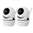 Pack x2 - Cámara de Seguridad GADNIC IP Motorizada Full HD Wi-Fi Visión Nocturna SX9