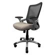 Silla de Oficina Dalton Soporte Lumbar Regulador de Altura Negra/Gris DA-LDL-921