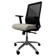 Silla de Oficina Dalton Respaldo y Altura Regulable Negra/Gris DA-LDL-933