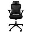 Silla de Oficina Dalton Reposa Cabeza Soporte Lumbar Altura regulable Negra DA-LDL-949H