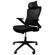 Silla de Oficina Dalton Reposa Cabeza Soporte Lumbar Altura regulable Negra DA-LDL-949H