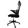 Silla de Oficina Dalton Reposa Cabeza Soporte Lumbar Altura regulable Negra/Gris DA-LDL-950H