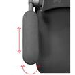 Silla de Oficina Dalton Reposa Cabeza Soporte Lumbar Altura regulable Negra/Gris DA-LDL-950H