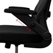 Silla de Oficina Dalton Reposa Cabeza Soporte Lumbar Altura regulable Negra/Gris DA-LDL-950H