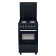 Cocina Eléctrica Dalton 50x50cm Slim Negra Clase A