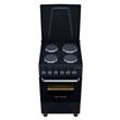 Cocina Eléctrica Dalton 50x50cm Slim Negra Clase A