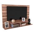 Panel Para Tv Delos Hasta 50" Con Soporte Fijo Roble Nebraska Gris
