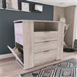 Cómoda 3 Cajones con Zapateras Doble + Estante 94x111.5x48cm Pino Cascina Delos