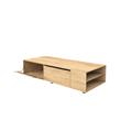Box Cajón 1 Plaza 2 Puertas con Estante 40x80x192cm Roble Nebraska Natural Delos