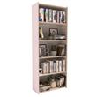 Biblioteca 5 Estantes 180x71x29cm Fineline Crema Delos