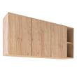 Alacena Delos Lux 3 Puertas y Estantes Roble Kendal Natural