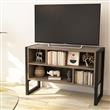 Rack Industrial Para Tv de Hasta 42" 4 Estantes Roble Denver Grafito Delos