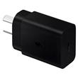 Cargador Samsung de carga rápida Cable tipo-C 15W Negro