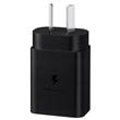 Cargador Samsung de carga rápida Cable tipo-C 15W Negro