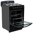 Cocina Florencia Negra 56cm Luz Encendido Timer Reja de Fundición 5547