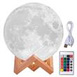 Lámpara Gadnic Luna 18cm 16 Colores RGB + Blanco Luz Cálida y Fría LUNA0002
