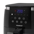 Freidora Sin Aceite Peabody 6.5L Digital Visor Negra PE-AFD650N.