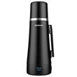 Termo Eléctrico Peabody 1 Litro Negro Inoxidable Bombilla Tapa Mate Térmica