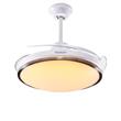 Ventilador de techo Retráctil Peabody 42" 72w Blanco 3 Tipos de Luz PE-VTRDC425B