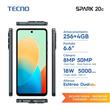 Celular Tecno Spark 20C 4GB 256GB Negro PNT011008-NEG