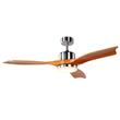Ventilador de Techo de Madera Liliana 137cm Control Remoto 60w 6 Velocidades Luz VTHM601