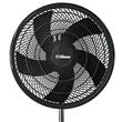 Ventilador de Pie 16" 5 Aspas Negras 3 Velocidades 65w Base Redonda Liliana