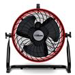 Ventilador Turbo Industrial Ciclónico Rojo 16" 200w 3 en 1 Liliana