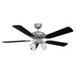 Ventilador de Techo Liliana 5 Palas de Madera Reversibles Blanco/Negro 120cm 4 luces